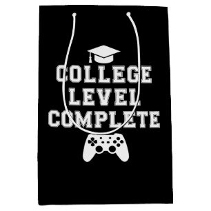 Abschluss auf Hochschulniveau Gamer Gaming Mittlere Geschenktüte