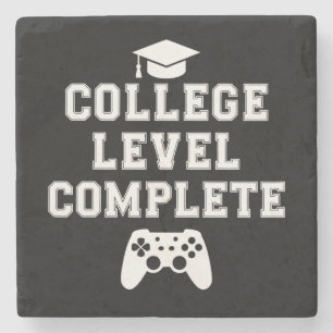 Abschluss auf Hochschulniveau Gamer Gaming Steinuntersetzer