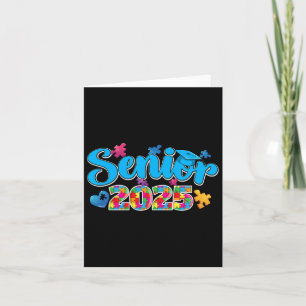 Abschluss Autistische Studentin Senior 2025 Autism Karte