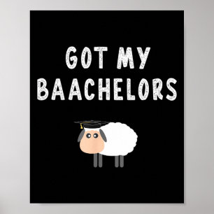 Abschluss Bachelor 2024 Spruch Poster