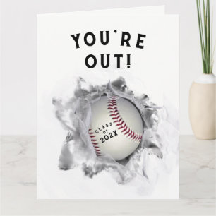 Abschluss Baseball Karte
