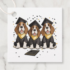 Abschluss Basset Hound Hunde Geschenkanhänger