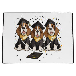 Abschluss Basset Hound Hunde Große Geschenktüte