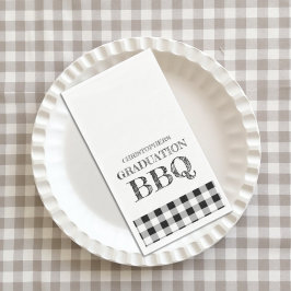 Abschluss-BBQ-Gingham Serviette