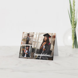 Abschluss-benutzerdefiniertes Foto Karte