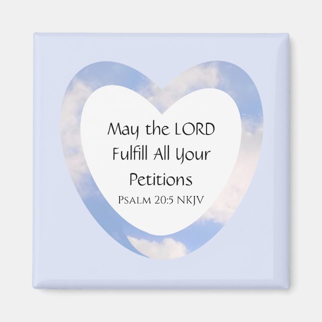 Abschluss Bible Verse Christlicher Glaube Magnet (Vorne)