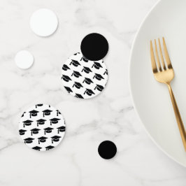 Abschluss Black Tassel Cap Konfetti