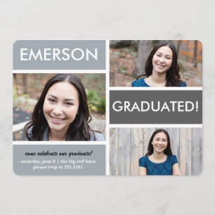 Abschluss blockiert Einladung