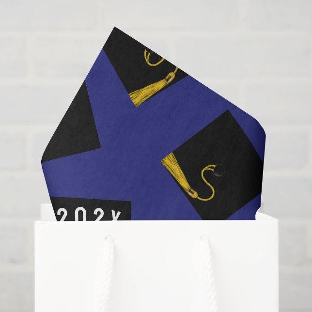 Abschluss Blue Tissue Paper Seidenpapier (Geschenktüte)