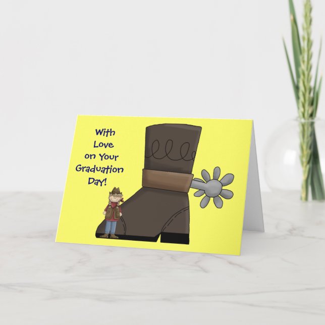 Abschluss Boot & Spur - Western Karte (Vorderseite)