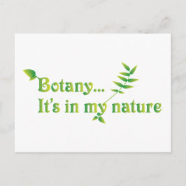 Abschluss Botanist Funny Sprichwort Postkarte