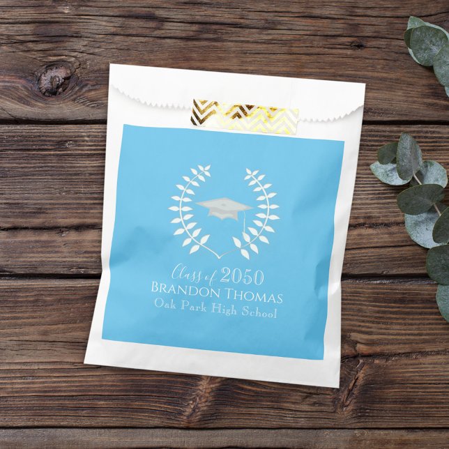 Abschluss Candy Favors Classic Carolina Blue Geschenktütchen (Von Creator hochgeladen)