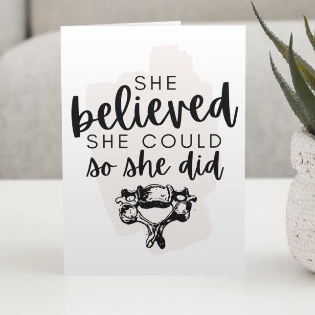 Abschluss Card, Chiropractic Abschluss Card, Karte (Von Creator hochgeladen)