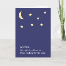 Abschluss Card für Grandson