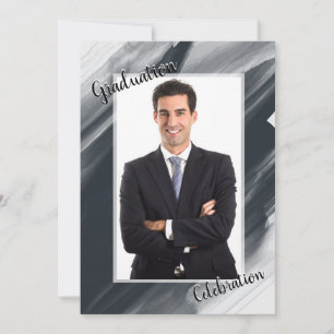 Abschluss Celebration Foto Einladung