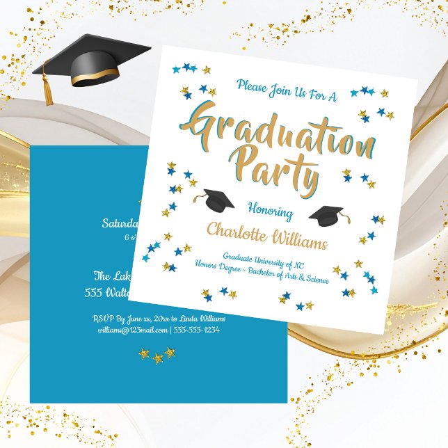 Abschluss Celebration Party Einladung (Graduation Celebration Party Invitation)
