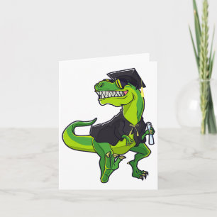 Abschluss Cl von 2025 Funny Dinosaur T-rex Graduat Karte