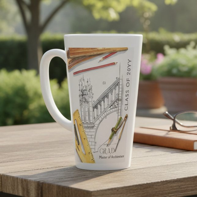 Abschluss Class Architecture Engineer Foto Milchtasse (Von Creator hochgeladen)