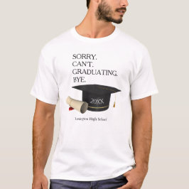 Abschluss Class of 2024 Funny T - Shirt Shirt Gesc