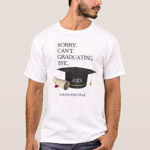 Abschluss Class of 2024 Funny T - Shirt Shirt Gesc