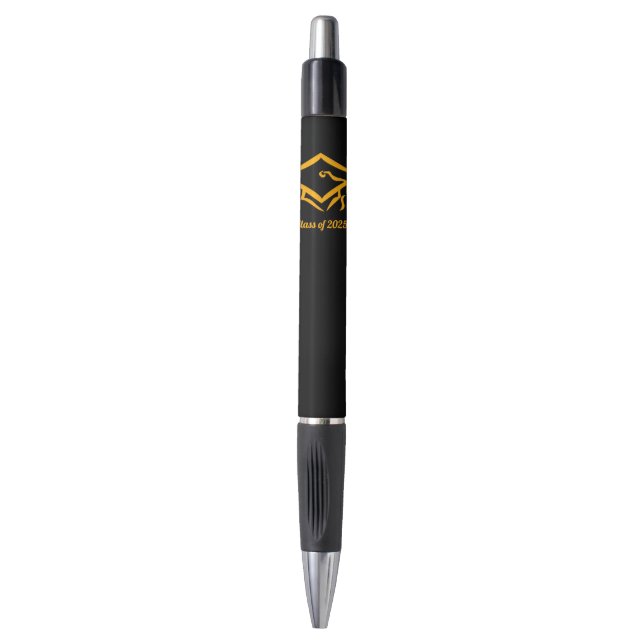 Abschluss Class of 2025 BLKGLD Customize Year Kugelschreiber (Vorderseite Vertikal)