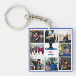 Abschluss Collage Personalisierter Acrylstoff Schl Schlüsselanhänger