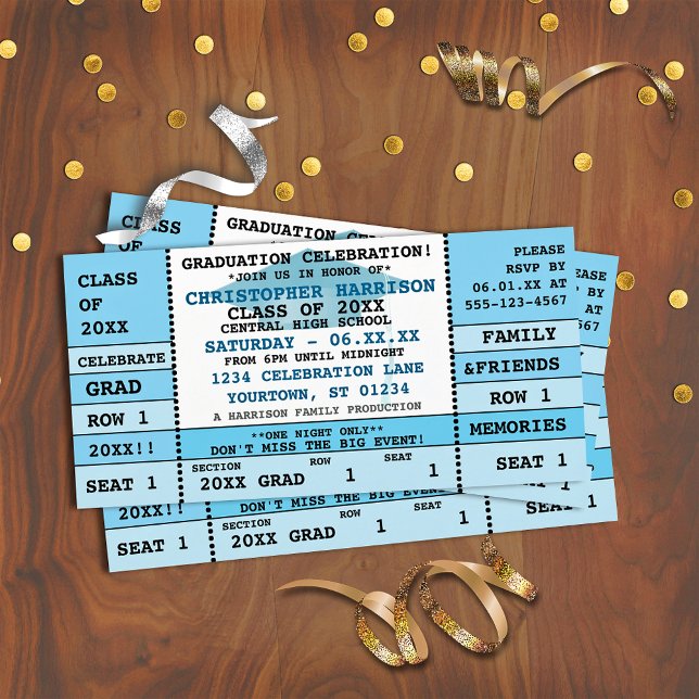 Abschluss Concert Ticket Party Einladung (Von Creator hochgeladen)