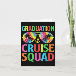 Abschluss Cruise Squad Family Grad Schifffahrt Karte