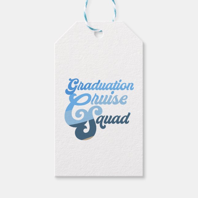 Abschluss Cruise Squad Geschenkanhänger (Vorderseite)