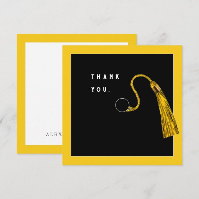 Abschluss danke Ihnen Karten (Vorne/Hinten)