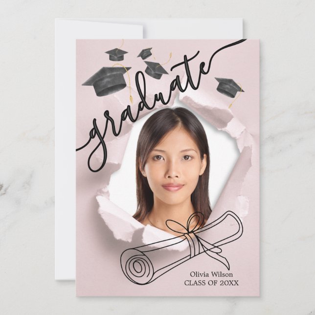 Abschluss Day Einladung (Vorderseite)