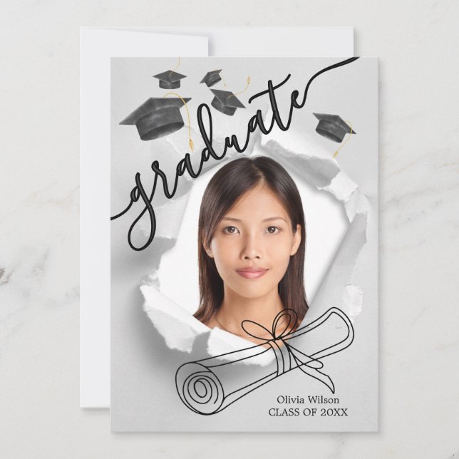 Abschluss Day Einladung (Vorderseite)