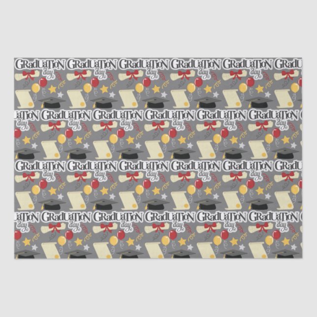 Abschluss Day Seidenpapier (Vorderseite)