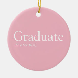 Abschluss Definition Girly Pink Lustig Keramik Ornament