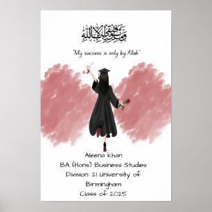 Abschluss-Degree-Zertifikat Poster