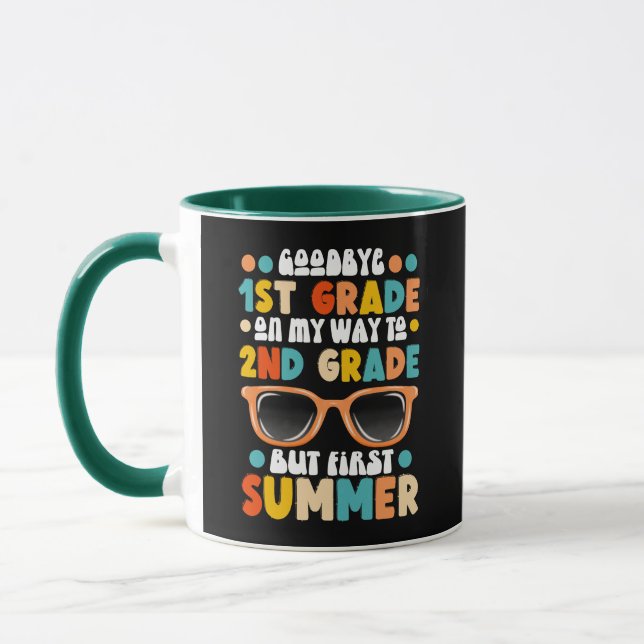 Abschluss der 1. Klasse bis 2. Klasse Sommer Tasse (Links)