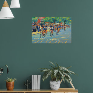 Abschluss der 2. Bühne Tour de France 1969 Imitats Poster