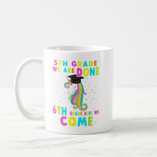Abschluss der 5. Klasse Magisches Einhorn 543 Kaffeetasse