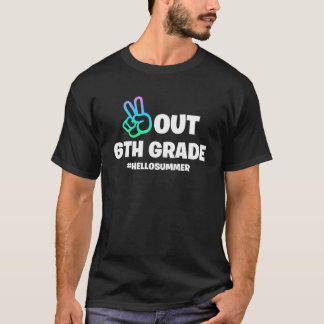 Abschluss der 6. Klasse am letzten Schultag T-Shirt