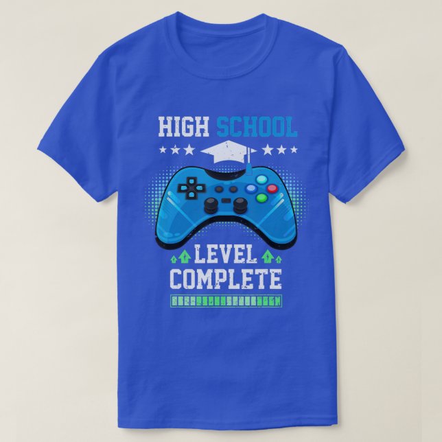 Abschluss der Abschluss-Klasse in High School 202 T-Shirt (Design vorne)