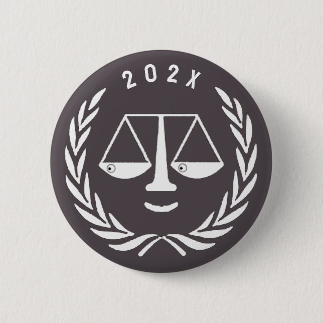 Abschluss der Anwaltskanzlei Button (Vorderseite)