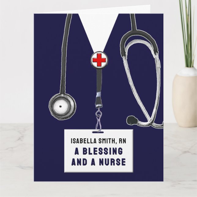 Abschluss der Creative Nursing School Karte (Vorderseite)