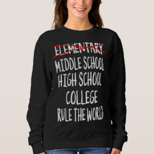 Abschluss der Grundschule 6. Klasse Sweatshirt