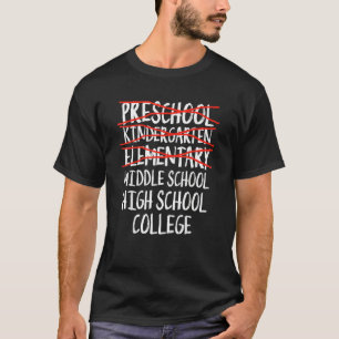 Abschluss der Grundschule Rückkehr zur Schule in d T-Shirt