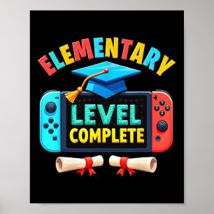Abschluss der Grundstufe Cl 2025 Gamer Poster