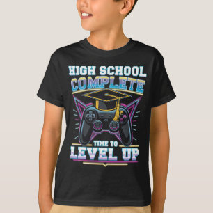 Abschluss der High School Gamer Gaming-Abschlussfe T-Shirt