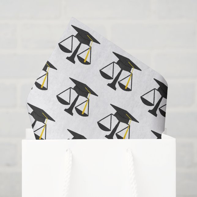 Abschluss der Juristischen Fakultät Seidenpapier (Geschenktüte)