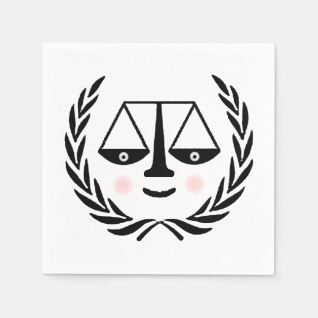Abschluss der Juristischen Fakultät Serviette (Vorderseite)