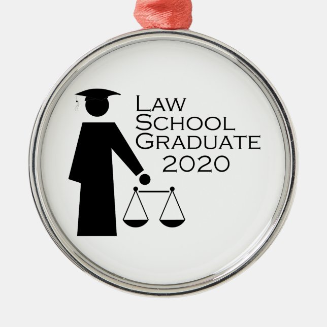 Abschluss der Juristischen Schule 2020 Ornament Aus Metall (Vorne)