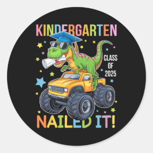 Abschluss der Kindergartengraduation Cl von 2025 G Runder Aufkleber